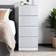 Zipcode Design Carlton 4 Tallboy Drawers 77cm H X 40cm W X 40cm D Chest of Drawer 40x77cm