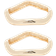 ASOS Cuff Bracelets Pack of 2 - Gold Tone