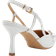 Cuccoo Women's Pointed Toe High Heel Pumps - White