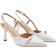 Cuccoo Women's Pointed Toe High Heel Pumps - White