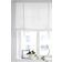 Ellos Roll Up Gardin I Vasket Lin Candice Hvit 100x80cm