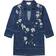Munthe Elegant Denim Dress with Floral Pattern - Blue