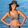 Wiki Full Cup Bikini Top - Brown Pattern