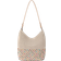 The Sak Sequoia Ecru with Multi Bead Crochet Hobo Ecru