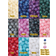 Shein 8/10/12mm Starry Mermaid Princess Fine Flash Resin Through-Hole Loose Beads For Jewelry Making DIY Necklace Bracelet Phone Beaded Craft Supplies