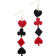 Shein Playing Card Drop Earrings