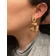 Shein Petal Drop Earrings