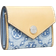 Tory Burch T Monogram Denim Small Envelope Wallet - Seltzer
