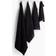 H&M Aus Baumwollfrottee 100x150 - Schwarz Badezimmerhandtuch Schwarz (150x100cm)