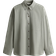 H&M Oversized Linen-Blend Shirt - Dusty Green
