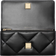 Tory Burch Diamond Quilt Flap Wallet - Black