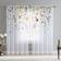 Fereyis Fereyis Floral Sheer Curtains 84 inch Length - Set of 254x84"