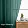 Simplebrand Hunter Green Sheer Curtains 84 Inches Long 2 Panels 42" W x 84" L42x84"