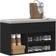 vidaXL Shoe Black Oak Wood 60 x 30 x 45 cm Shoe Rack 60x45cm