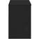 vidaXL Bænk Sort Egetræ Træ 60 x 30 x 45 cm Opbevaring Skostativ 80x45cm