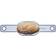 AGK Nordic Brødmåtte i Silikone Oval 16 x 62 cm