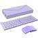 Delux KF10 Foldbart Trådløst Tastatur MF10PR Musesæt