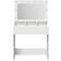vidaXL Vanity White Engineered Wood 75.5 x 41 x 135 cm Storage Dressing Table 75x47cm