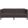 vidaXL 2-Sitzer Dunkelbraun Sofa 176cm Zweisitzer