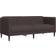 vidaXL 2-sits mörkbrun tyg Soffa 176cm 2-sits