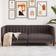 vidaXL 2-Sitzer Dunkelbraun Sofa 176cm Zweisitzer