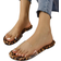 Shein Women Leopard Pattern Clear Strap Flat Sandals, Fashionable PVC Slide Sandals For Summer