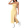 Shein Bedrucktes gestricktes Trägerkleid mit Schlitz-Saum für den Urlaub für Frauen