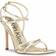 Calvin Klein Women's TEGIN Heeled Sandal, Gold