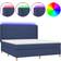vidaXL mit Matratze & LED 160x200 cm Boxspringbett