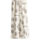 H&M Linen Blend Drawstring Trousers - Light Beige/Paisley Patterned