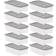 Amazon Basics Plastic Bins with Lids Set of 10 Storage Box 1.2gal 10pcs