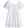 H&M Pige Hvid Kjole bomuld med broderie anglaise
