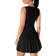 Shein Women Solid Color Sleeveless Ruched Mini Slip Dress Layered