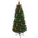 Shatchi Candle and Bow Fibre Optic 5ft - Green Christmas Tree 210cm