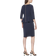 Calvin Klein Peplum Sheath Dress Indigo
