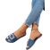 Shein Casual Vacation Rhinestone Decor Gorgeous Flat Sandals