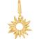 ByBiehl Sun Wild Vedhæng Small - Forgyldt Metalblanding