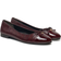 Tory Burch Crocodile Embossed Leather Ballet - Deep Burgundy