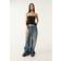 Stradivarius Flowing Bandeau Top - Black