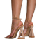 Shein Women's Square Toe High Heel Sandals - Apricot