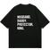 Shein Mens Summer Casual Round Neck Short Sleeve TShirt With Slogan Print