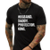 Shein Mens Summer Casual Round Neck Short Sleeve TShirt With Slogan Print