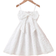 Shein Little Girl'S Textured Fabric Spaghetti Strap Dress With Bow Decoration