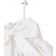 Shein Little Girl'S Textured Fabric Spaghetti Strap Dress With Bow Decoration