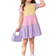 Shein Toddler Girls Colourblock Ruffle Hem Smock Dress
