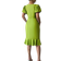 Shein Elegantes Kleid mit Rundem Ausschnitt - Puffärmeln/Rüschensaum
