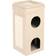 Zooplus H77xL39xB39cm Soft'n Scratchy beige/hvid kattetårn