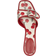 Coach Margot Cherry Print Sandals - Chalk Multi