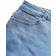 Shein Damen Denim Shorts in Große Größen, Slim Fit Stretch, R ripped lässig Blau