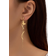Shein 1pair Metallic Fringe & Butterfly Drop Earrings, Wedding Gift